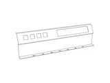 Above Desk Mounting Plate 4x GPO & 4x Data for Studio50