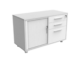 Axis Mobile Caddy Pedestal Drawers and Tambour
