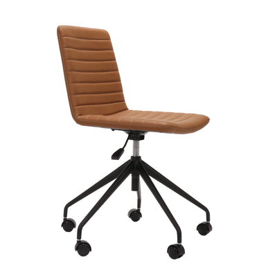 Amber Tan PU / Black / No Arms