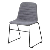 Sofia Sled Chair Fabric Upholstery