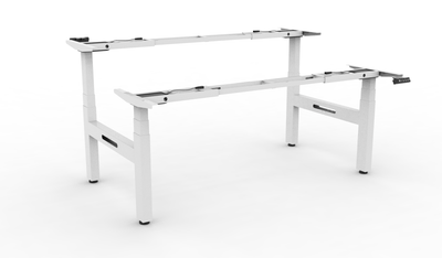 To Suit 1200-1800mm Wide Desk Tops / White