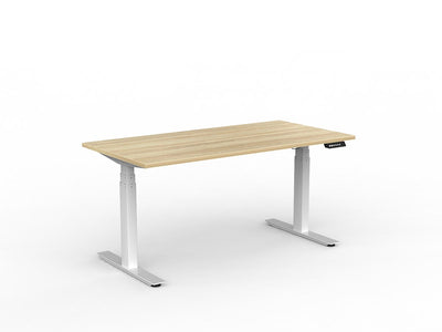 1500mm x 750mm / White Powdercoat / New Oak Ravine