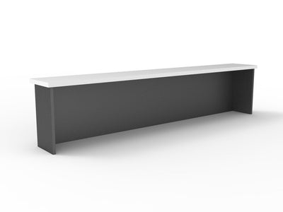 1500mm W x 350mm D x 400mm / Natural White
