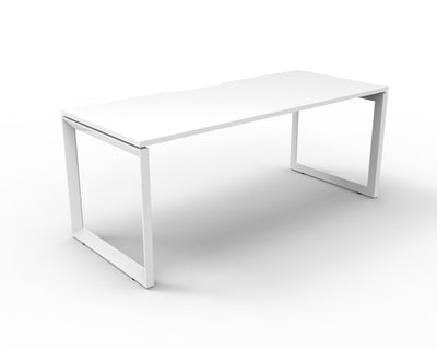 2 Person / 1200mm W x 750mm Deep / Natural Oak Top / Black Frame