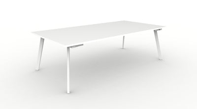 2400mm W x 1200mm D x 730mm H / Natural White / White