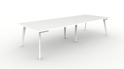 3200mm W x 1200mm D x 730mm H / Natural White / White