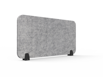 740mm Wide / Top Mount Bracket / Marble Grey Screen / Black Bracket