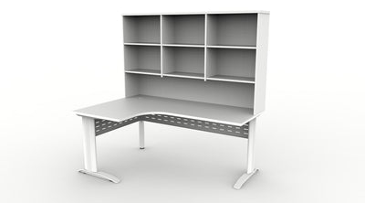 1800mm W x 1200mm W x 700mm D x 730mm H / Natural White / White
