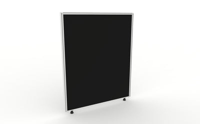 750mm Wide / Black Fabric / White Frame