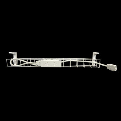 650mm Wide / 2 x GPO Outlets / White