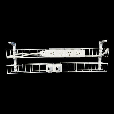 4 GPO Outlets + 2 Data Provisions / 950mm Wide / White