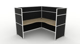 Shush30 Screen Hung 1 Person Corner Workstation