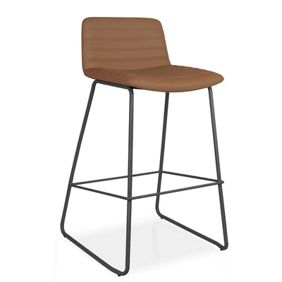 brown leather Office Stool