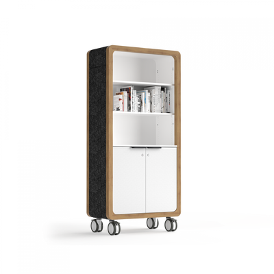 Rover Mobile Half Locker Bookcase