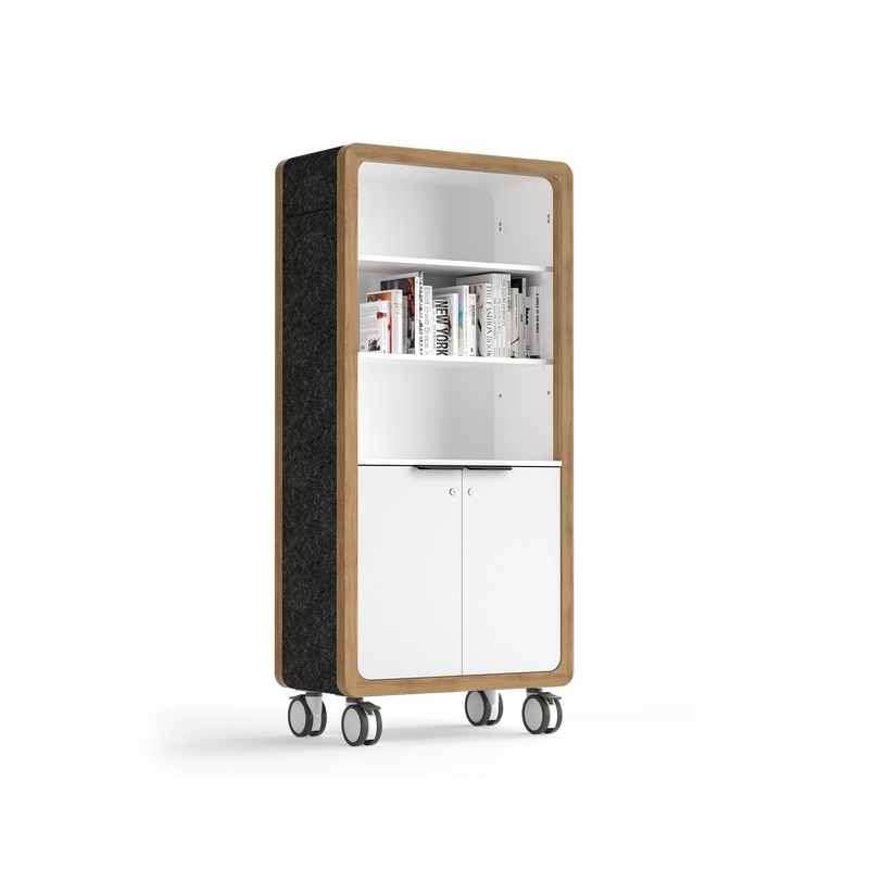 Rover Mobile Half Locker Bookcase