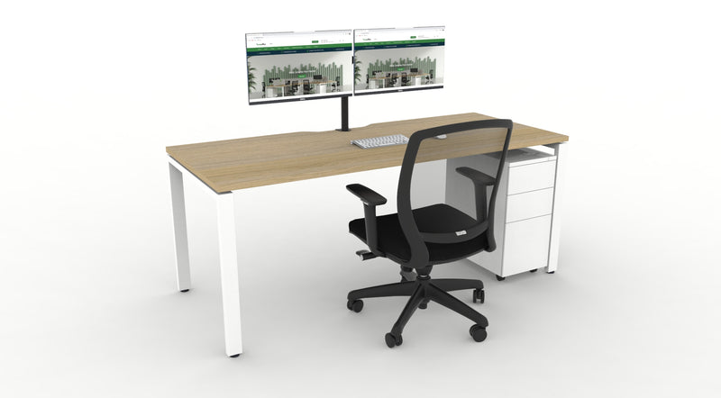 WFH Deluxe Infinity Profile Leg Desk Bundle