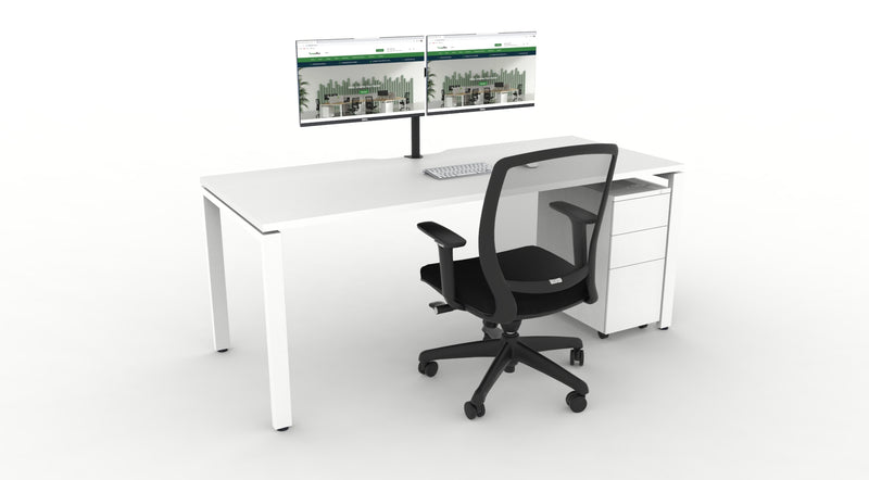 WFH Deluxe Infinity Profile Leg Desk Bundle