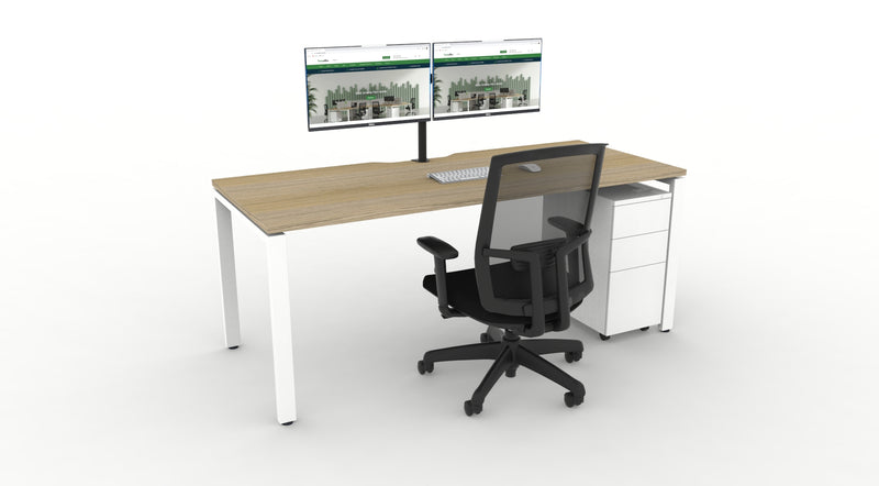 WFH Deluxe Infinity Profile Leg Desk Bundle