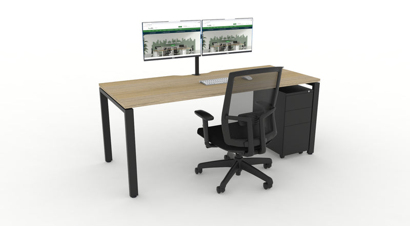 WFH Deluxe Infinity Profile Leg Desk Bundle