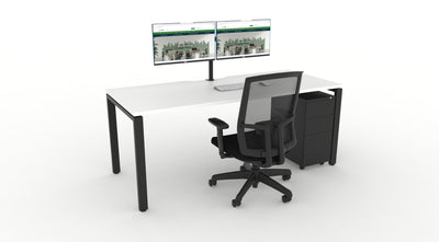 WFH Deluxe Infinity Profile Leg Desk Bundle