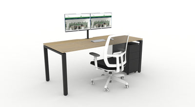 WFH Deluxe Infinity Profile Leg Desk Bundle