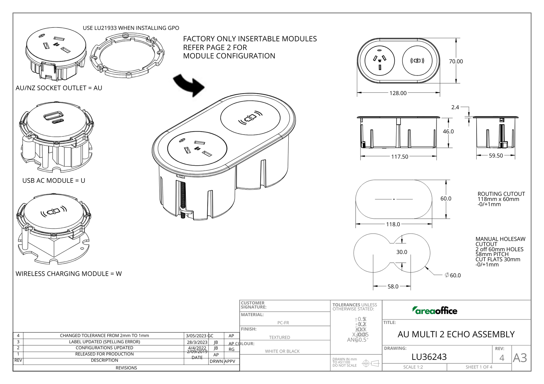 Quick Charger Module Cad Echo Fast-Charge Module