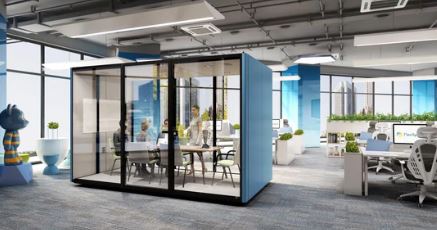 B.Quiet 4-6 Person Acoustic Meeting Custom Pod