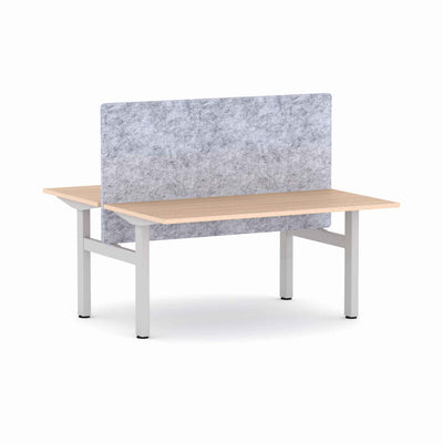 White Frame/New Oak Ravine / None / W1200mm x D600mm