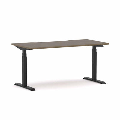 Black Frame/Natural Walnut / None / W1200mm x D750mm w/ Scallop
