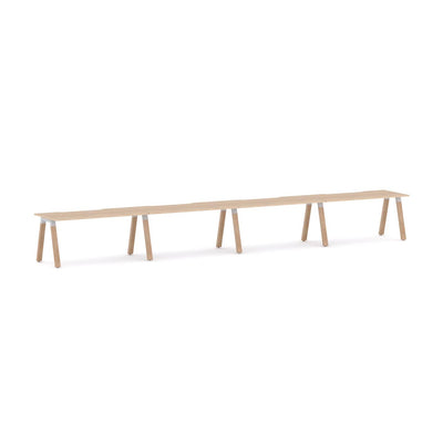 White / Classic Oak / W1200mm x D750mm