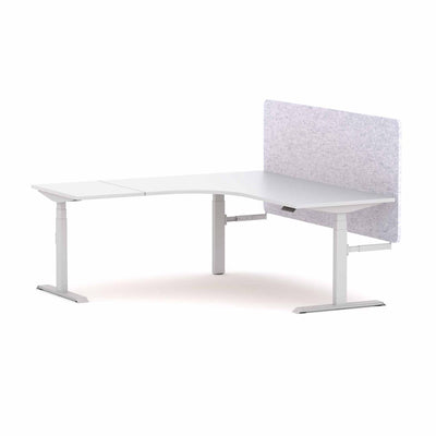 White Frame/Studio White / None / W1800x1800mm x D750mm (Left Hand Return)
