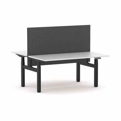 Black Frame/Studio White / None / W1200mm x D600mm
