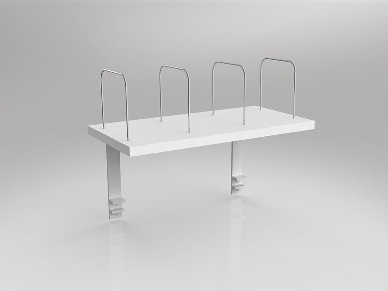Aero Deskmount shelf Studio White