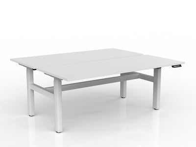 Agile 2-Column Electric Shared Desk - Cable Tray