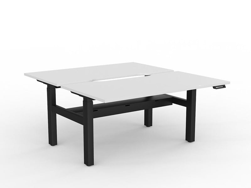 Agile 2-Column Electric Shared Desk - Cable Tray