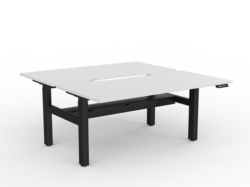 Agile 2-Column Electric Shared Desk - Cable Tray