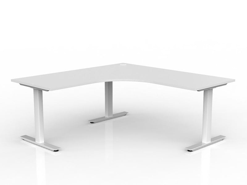 Agile Fixed Height 90 Degrees Workstation - Right Hand Workstation Return