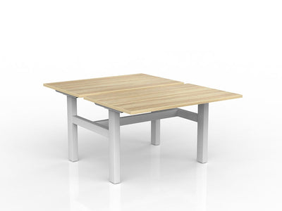 1200mm x 750mm / White Powdercoat / New Oak Ravine