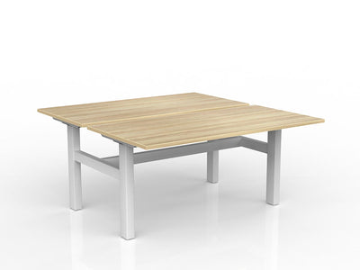 1500mm x 750mm / White Powdercoat / New Oak Ravine