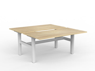 1500mm x 800mm / White Powdercoat / New Oak Ravine