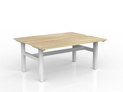 1600mm x 600mm / White Powdercoat / New Oak Ravine
