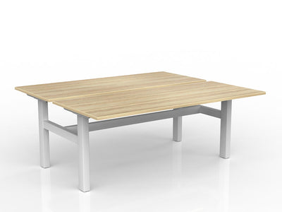 1800mm x 750mm / White Powdercoat / New Oak Ravine