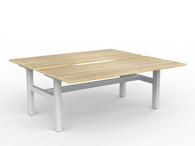 1800mm x 800mm / White Powdercoat / New Oak Ravine