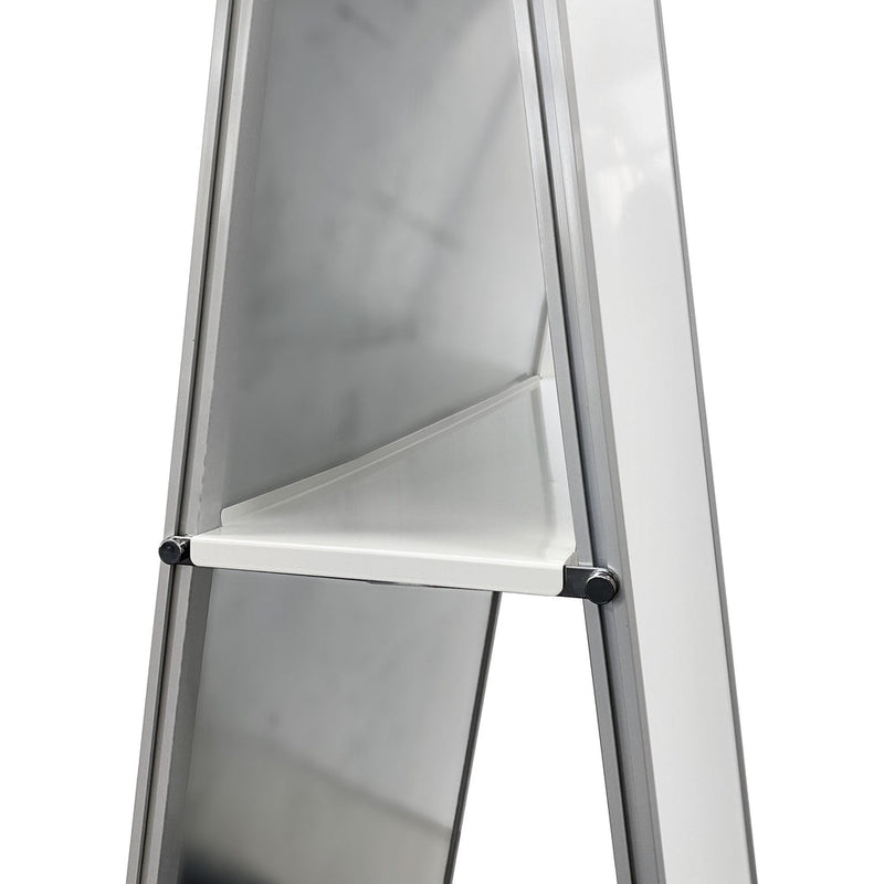 ALPHA AD1 Double Sided Mobile Porcelain Magnetic Whiteboard