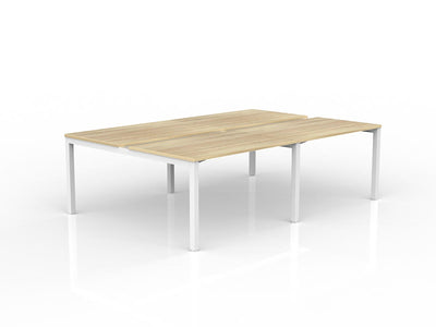 1200mm x 750mm / White Powdercoat / New Oak Ravine