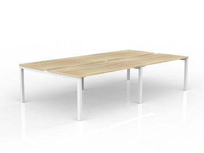 1500mm x 750mm / White Powdercoat / New Oak Ravine