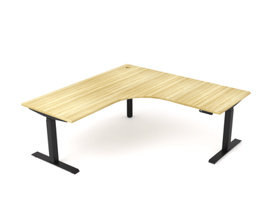 1800mm x 1800mm x 600mm / Black + New Oak Ravine / Right hand