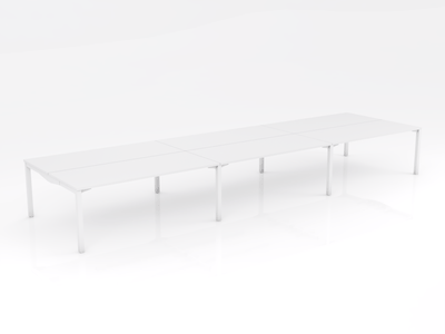 1500mm x 800mm / White / Studio White