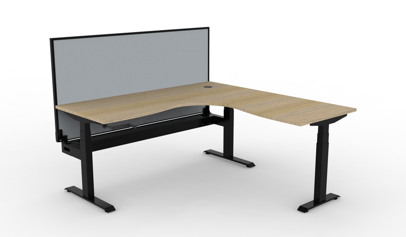 Boost Crank Manual Height Adjustable Corner Workstation