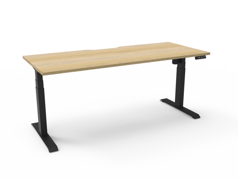 Boost Light Electric Height Adjustable Single Sided Workstation
